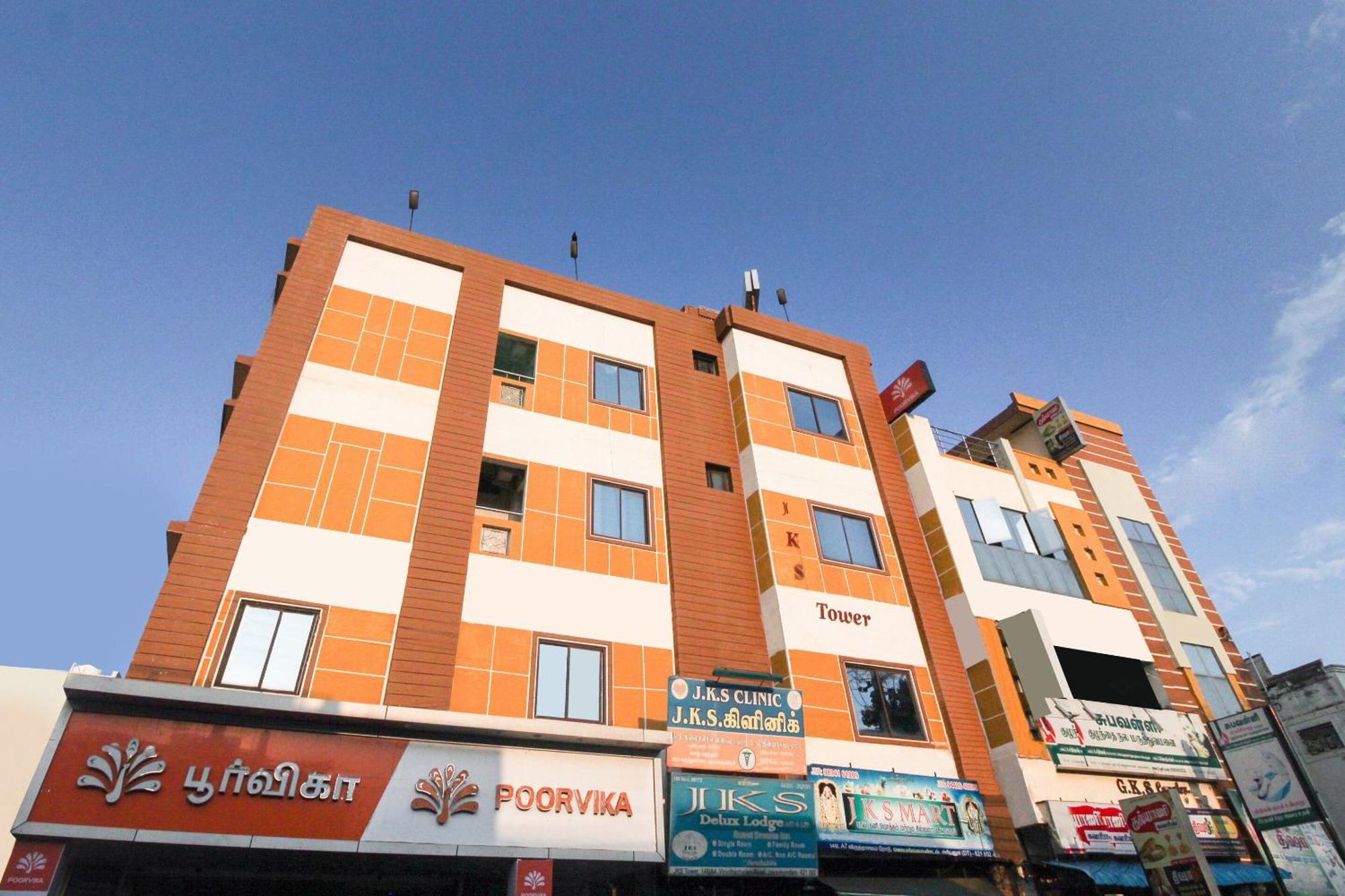 Hotel O Jks Deluxe Lodge Udaiyarpalaiyam Kültér fotó
